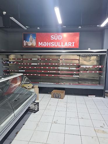Soyuducu avadanlığı: Südlük vitrin soyuducu satilir 3000azn.5 metrdi.Tam işlekdi.Unvan — 1