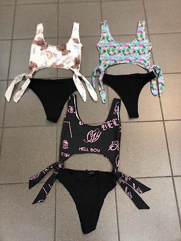 mango odeca: Ženski dvodelni kupaći kostim sa topom i visokim gaćicama S M L XL - — 4