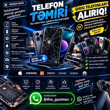 magnesium tablet: Peşəkar Telefon Təmiri və Qırıqların Alışı Xidmətlər: - Ekran — 2