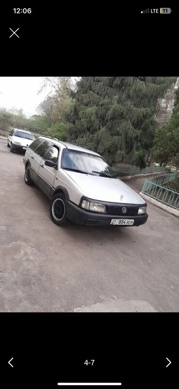 купить машину недорого автомат: Volkswagen Passat: 1989 г., 1.8 л, Механика, Бензин, Универсал