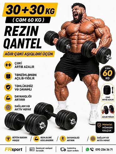 Rezin Qantellər, Çəki: 30 kq, Yeni