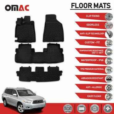 купить шашку такси: В продаже коврики в салон Тойота Хайлендер 2007, 2008, 2009, 2010