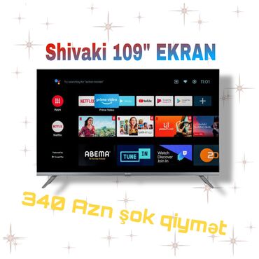 video ceken: Yeni Televizor Shivaki Led FHD (1920x1080), Ödənişli çatdırılma