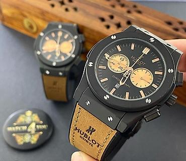 Aksesuarlar: Yeni, Qol saatı, Hublot, rəng - Qara — 9