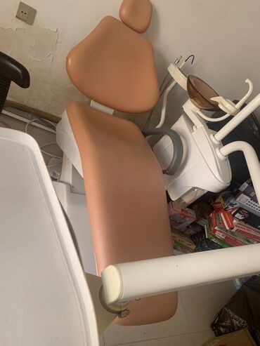 Tibbi avadanlıq: Stomatoloji kreslo və unit komplekti - Rəng: açıq narıncı oturacaq və — 3