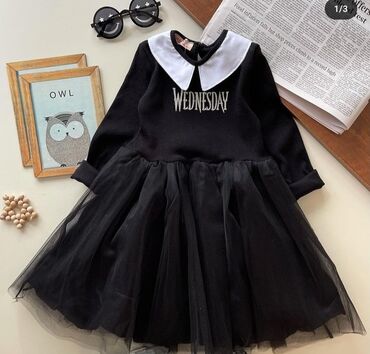 qisa donlar: Детское платье цвет - Черный