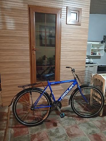 berkut velosiped: KroLan şəhər velosipedi – klassik rahat sürüş üçün. - Rəng: mavi, ağ — 3