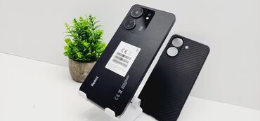 xiaomi телефон: Xiaomi, Redmi 13C, Б/у, 256 ГБ, цвет - Черный, 2 SIM