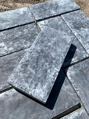 Тротуарная плитка: Под мрамор брусчатка под мрамор Бишкек изготливается из белого цемента — 2