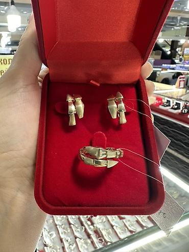 Наборы украшений: Набор украшений, Проба 585, Новый, Цвет металла: Желтый — 10