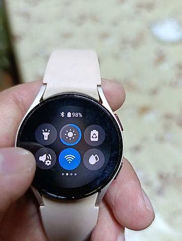 smart wacth: İşlənmiş, Smart saat, Samsung, Аnti-lost, rəng - Bej — 4