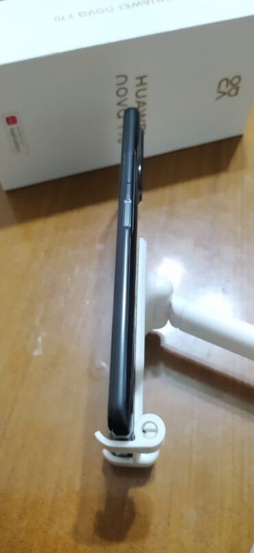 huawei pad: Huawei Nova Y70, 64 GB, rəng - Qara, Düyməli, Sensor, Barmaq izi