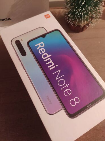 note 4 qiymeti: Xiaomi Redmi Note 8, 64 ГБ, цвет - Черный, 
 Кнопочный, Сенсорный, Отпечаток пальца