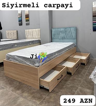 tək matras: Yeni, Təknəfərlik çarpayı, Bazasız, Matrassız, Siyirməli — 1