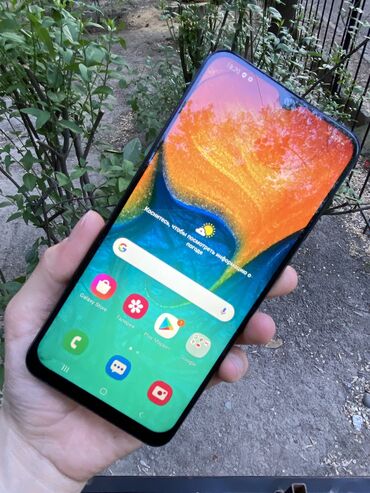 Samsung: Samsung Galaxy A30, Б/у, 32 ГБ, цвет - Синий, 1 SIM, 2 SIM