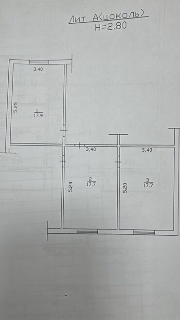 снять квартиру без риэлтора: 3 комнаты, 141 м², Индивидуалка, 2 этаж, ПСО (под самоотделку)