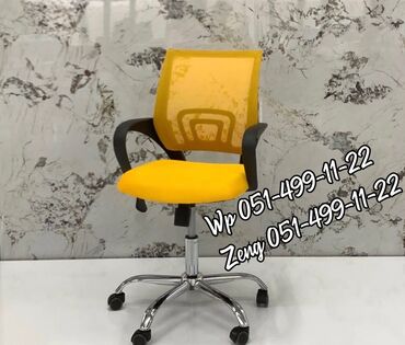 Ofis və oyun kresloları: Yeni, Təkərli, Qolları tənzimlənmir, Parça — 4