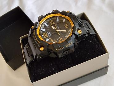 Ručni satovi: Casio G-Shock muški ručni sat – Mudmaster stil, crno-zlatni - Robusno — 3