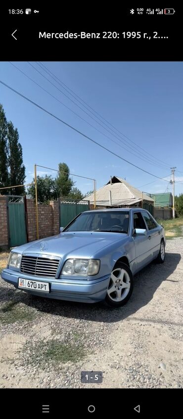 Mercedes-Benz: Mercedes-Benz 220: 1995 г., 2.2 л, Механика, Бензин, Седан