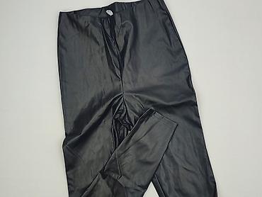 leginsy c: H&M Basic, Legginsy Ze skóry ekologicznej damskie, rozmiar M — 1