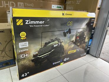 lotus tv: Yeni Televizor Zimmer 43" Pulsuz çatdırılma