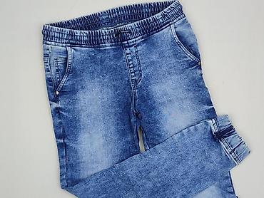 dresy oversize: Spodnie jeansowe, 13 lat, 152/158, stan - Bardzo dobry — 1