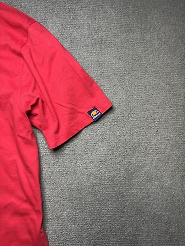 oversize tshirt: Futbolka, Ellesse, L, rəng - Qırmızı — 4