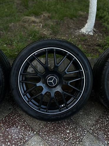 disk: Mercedes-Benz üçün 4 ədəd orijinal tərzli AMG dizaynlı disk və şin — 1