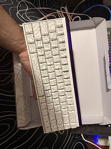 sazz internet sumqayit: AJAZZ NK68 - 68% Düzənlik - RGB Arxa İşıqlı Simli Klaviatura - 5 Laylı — 2