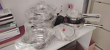 Digər qab-qacaq və mətbəx ləvazimatları: Набор кастрюль -da lalafo.az — 1 Digər qab-qacaq və mətbəx ləvazimatları: Набор кастрюль — 1