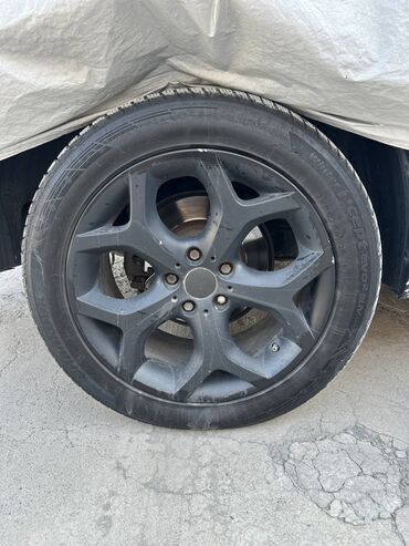 диски на хендай: Дөңгөлөктөр монтажда 255 / 55 / R 19, Кыш, Колдонулган, Комплект, Жеңил унаалар, Куйма, тешиктери - 5