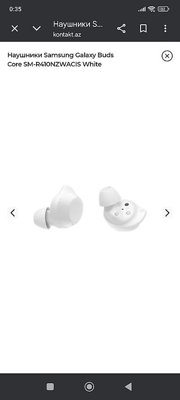 samsung level u: Samsung Galaxy Buds Core SM‑R410NZWACIS (White) - Rəng: ağ - — 5