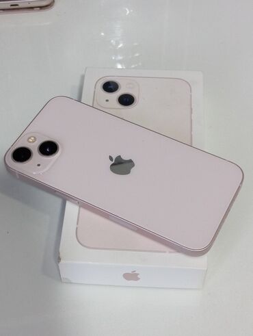 apple telefonlar: IPhone 13, 128 ГБ, Розовый, Гарантия, Отпечаток пальца, Беспроводная зарядка
