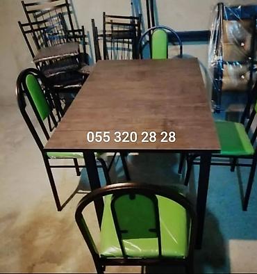 kicik masa kafe: Kafe və restoranlar üçün 4 nəfərlik 6 nəfərlik 8 nəfərlik stul və — 9