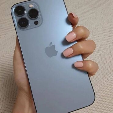 Apple iPhone: IPhone 13 Pro, Новый, 128 ГБ, Sierra Blue, Зарядное устройство, Защитное стекло, Коробка, 85 %
