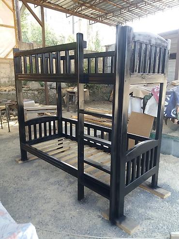 bunk bed: Продаю новые двухъярусные кроватки.Материал из сосны.Размер — 4