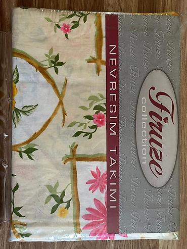 Постельное белье: Firuza Collection – Battal ölçülü “Nevresim Takımı” Dəst tərkibi və — 1