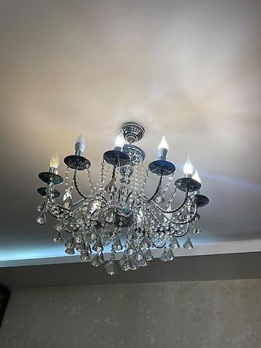 Ev üçün dekor: Çılçıraq, 10 və daha çox lampa — 2