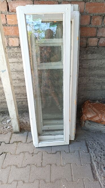 Готовые окна: Деревянное готовое окно, Панорамное, 1300 * 1300, Б/у, Без установки