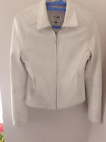 pull amd bear: Bela kožna jakna – Miss Joy, br. 36 Savršena bela jakna od prave — 1