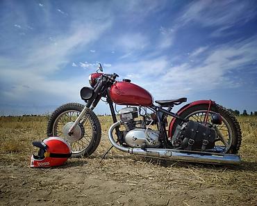 Мотоциклы: Кастомный ретро мотоцикл в стиле bobber Иж планета 3. документы — 10