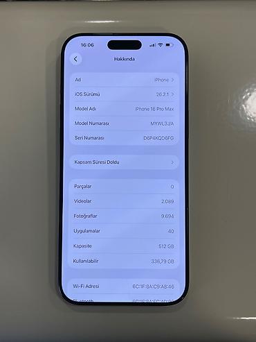 iphone 512: IPhone 16 Pro Max, 512 GB, Black Titanium, Face ID — 4