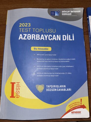azərbaycan dili test toplusu 1 ci hissə 2023: Azərbaycan dili Testlər 11-ci sinif, 1-ci hissə, 2023 il