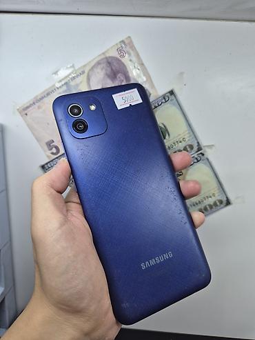 Samsung Galaxy A03, Б/у, 32 ГБ, цвет - Синий, В рассрочку, 1 SIM, 2 SIM