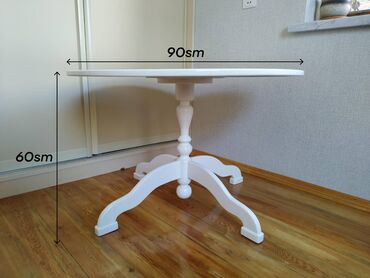 bez materiallı stol: Yeni, Yumru masa