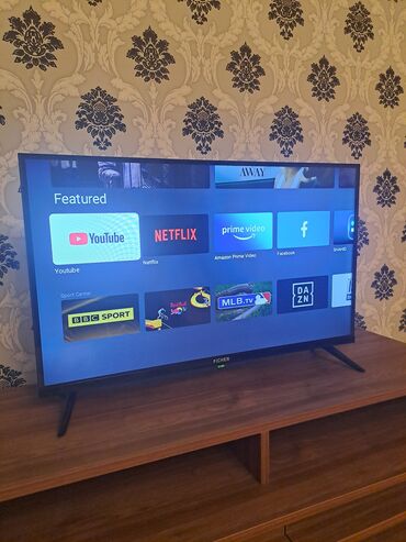 Televizorlar: Alman brendi original FİCHER 82 ekran smart tv, əla vəziyyətdə