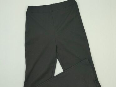 spódnice jeansowe czarne stradivarius: Material trousers, Stradivarius, M (EU 38), condition - Good