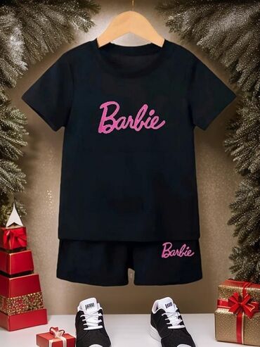 İdman geyimləri: Barbie dəst ölçü S, M, L, XL Yenidir Pambıq materialdır və hava