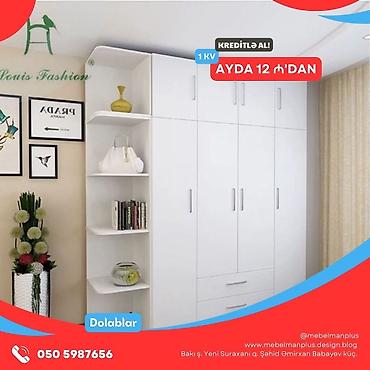 Sifarişlə dolablar: Modern dolablar KREDİTLƏ Dolabları indi kreditlə əldə, edə — 16