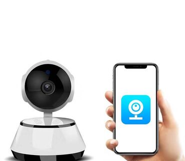 беспроводные видеокамеры наблюдения: Беспроводная Wi-Fi Smart Net Camera - камера видео наблюдения V380 Pro